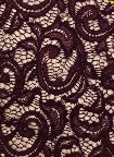 Fabric 12008 Merlot lace